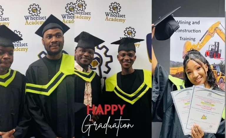 Wheelset Academy graduates celebrating together at a recent qualification ceremony