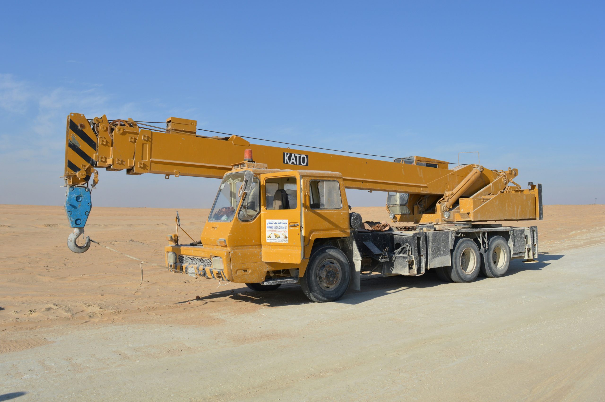 Truck Mounted Crane C32 Operator course learner training on a truck mounted crane at Wheelset Academy