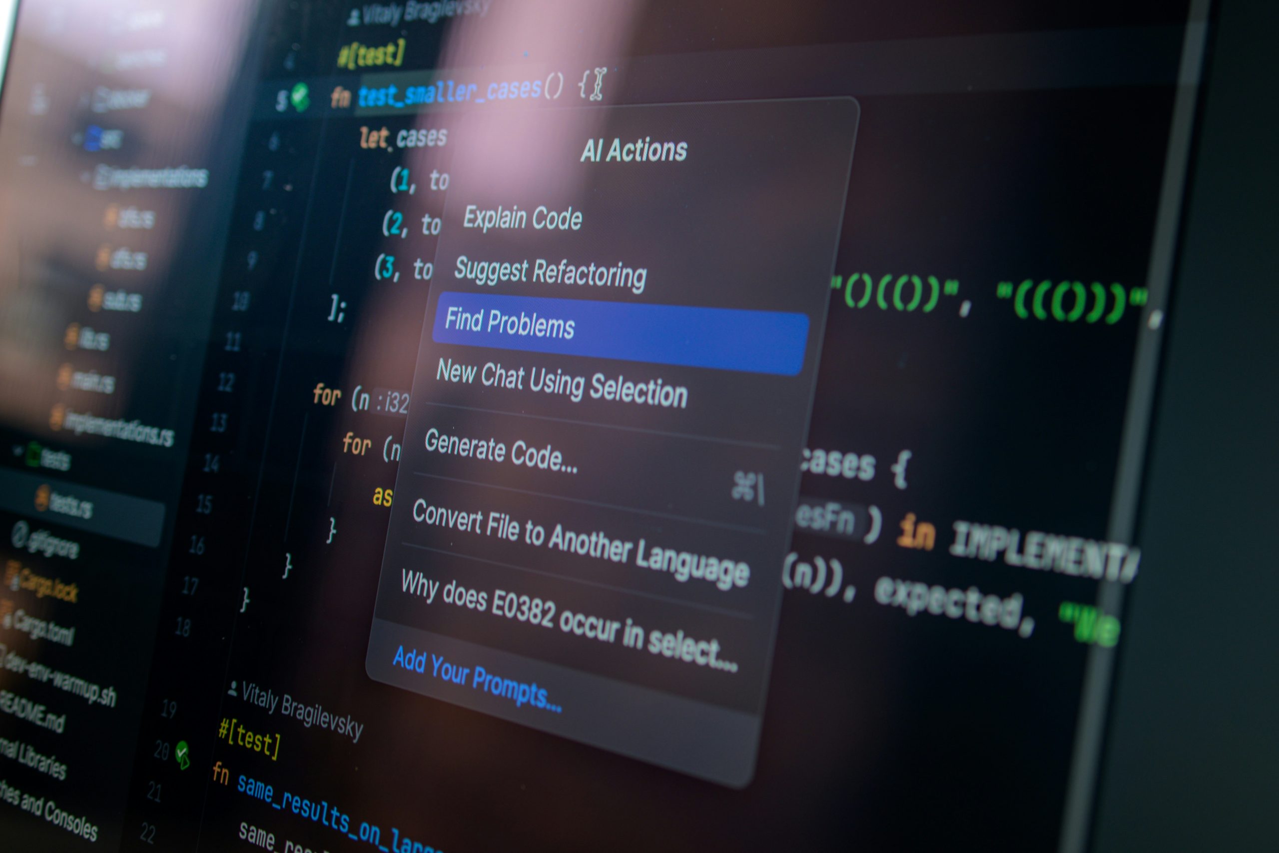 AI Software Developer course learner building a machine learning model at Wheelset Academy