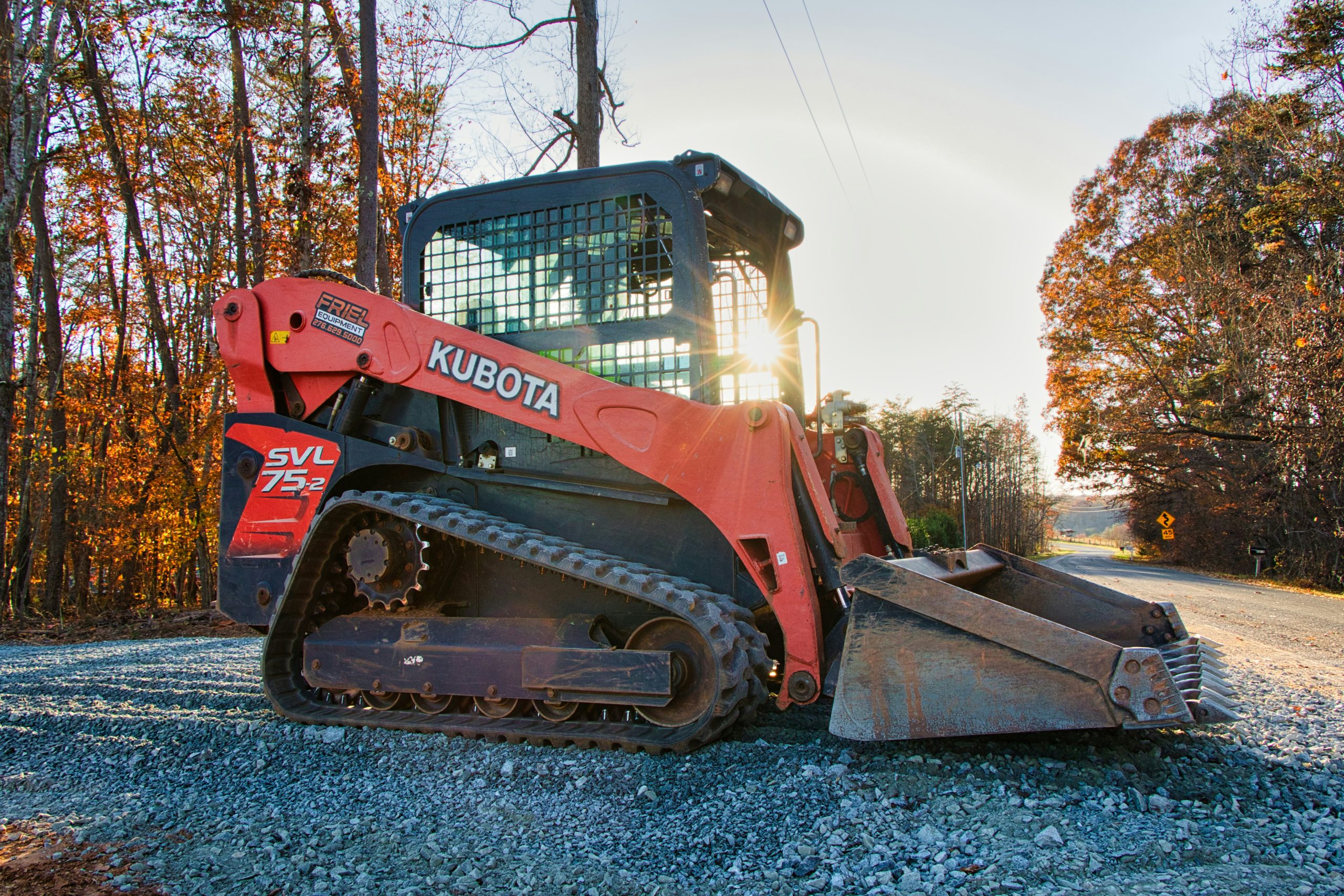 Skid Steer Loader Operator course learner training on a skid steer loader at Wheelset Academy