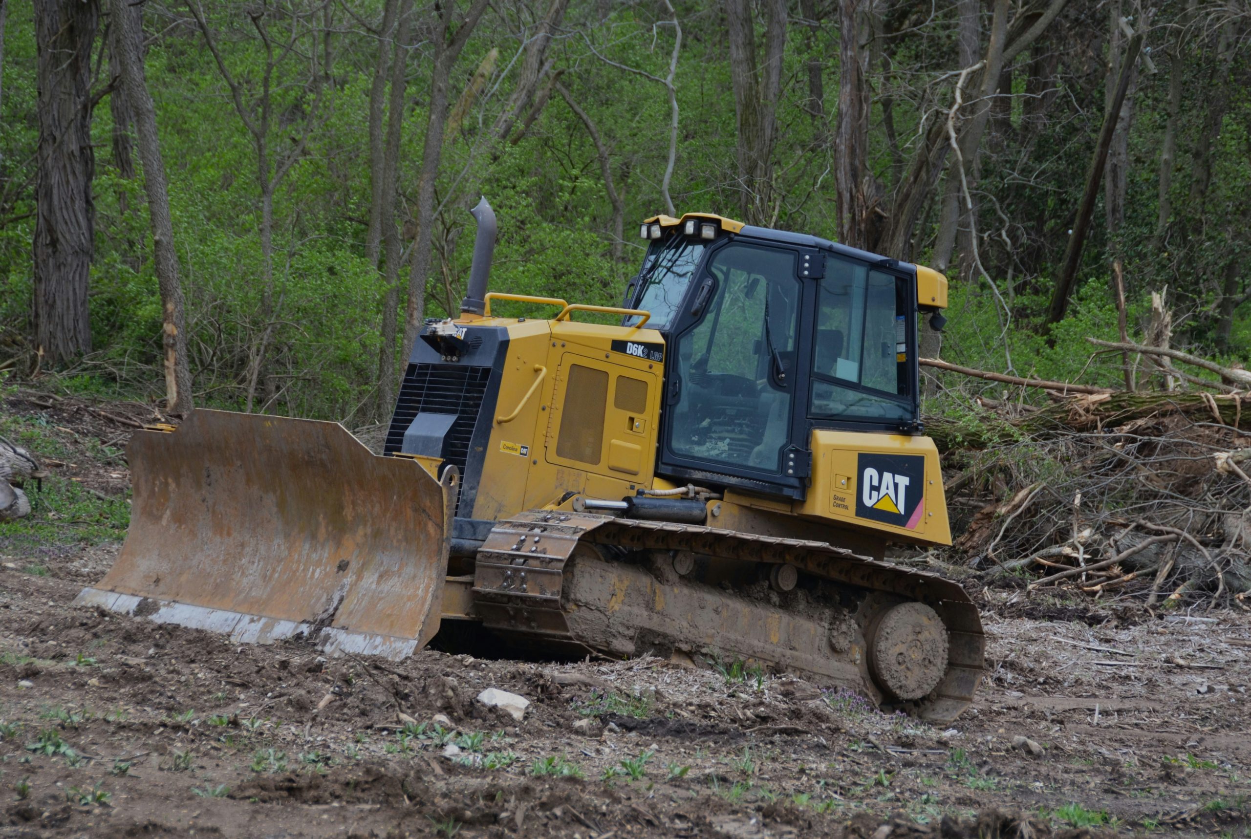 Surface Tracked Dozer Operator course learner training on a tracked dozer at Wheelset Academy