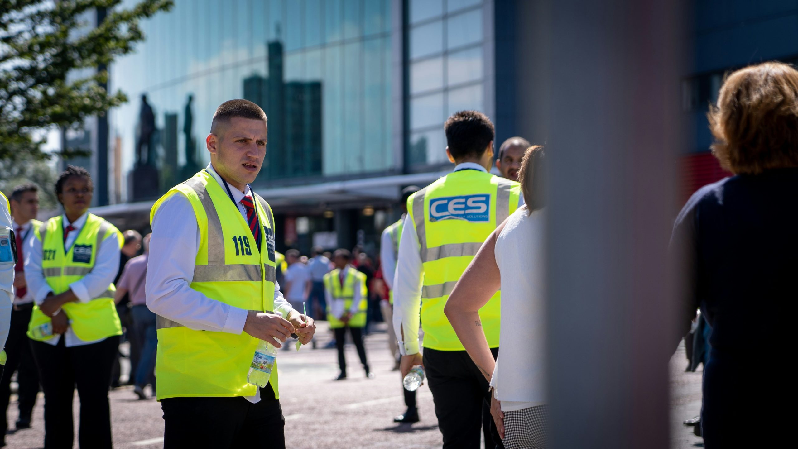 Incident investigation team member learner recording evidence at a simulated incident scene during training at Wheelset Academy